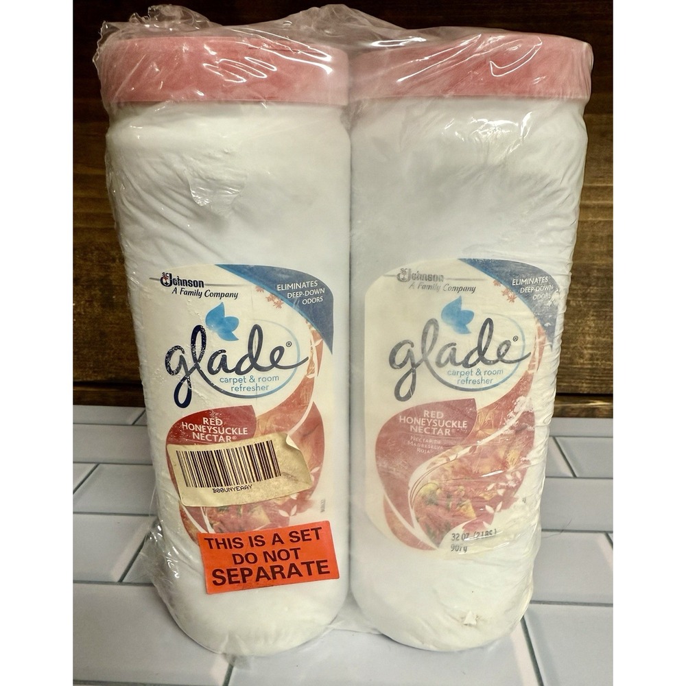 Glade Carpet & Room Refresher Red‎ Honeysuckle Nectar 32 oz 2-Pack Sealed
